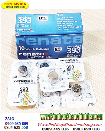 Renata AG5 - Pin 393, Pin Renata 393 - Pin AG5 Silver Oxide 1.55v chính hãng